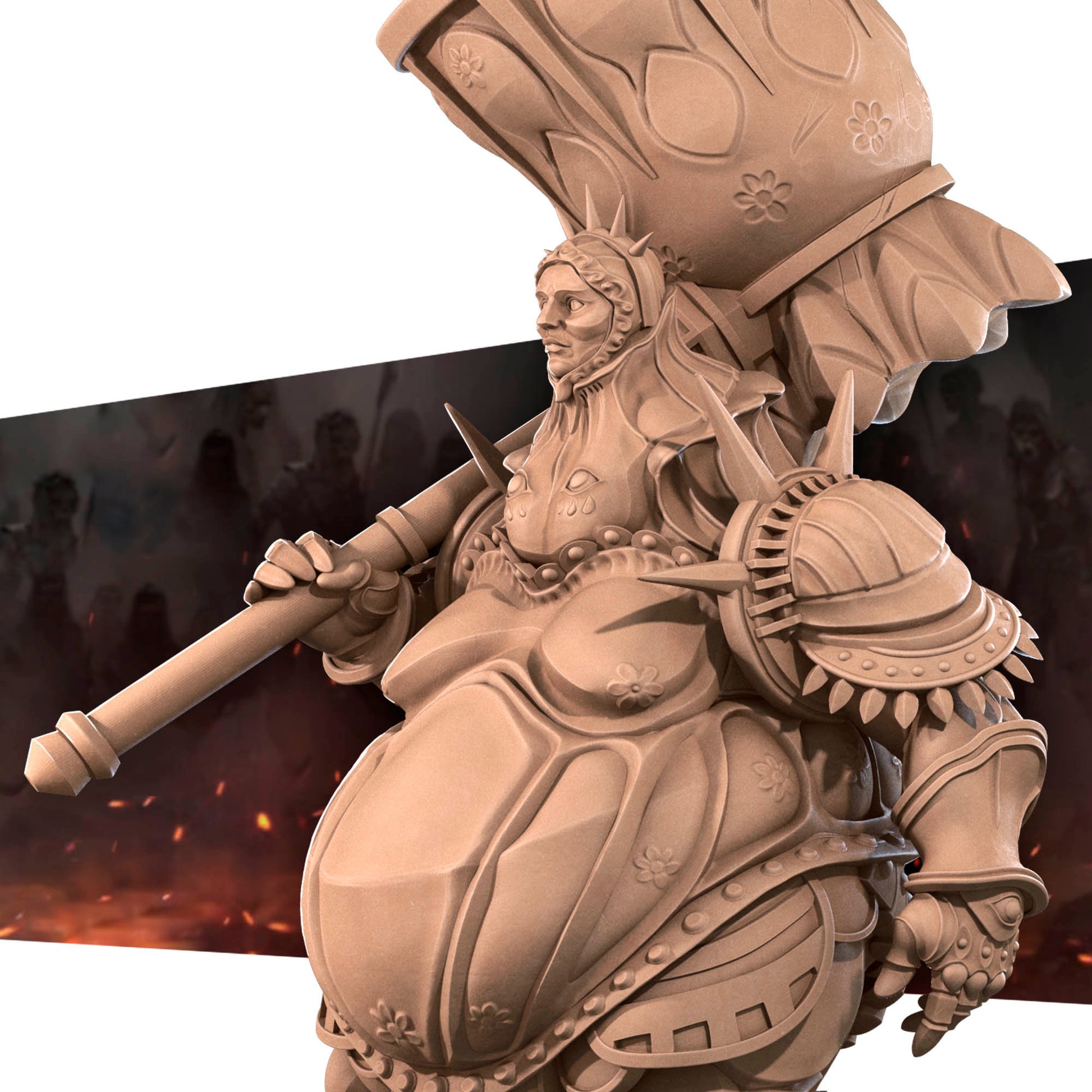 Hannibal The Executioner | Bite The Bullet | 35mm Scale | Resin Printed Tabletop RPG Miniature Figures | DND | 5E