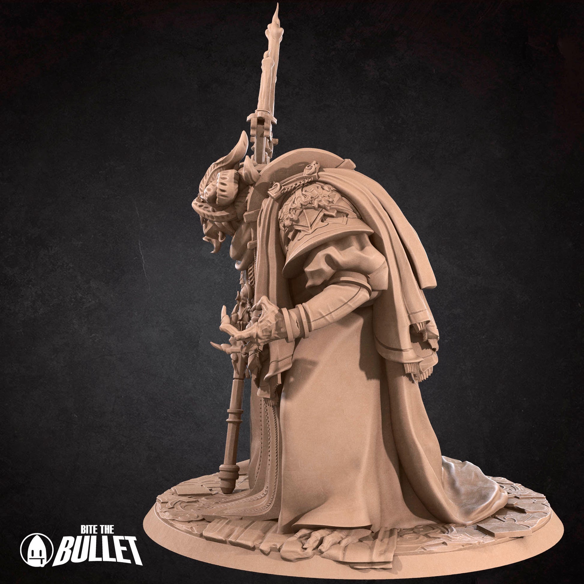 Moe The Lord Of Blood | Bite The Bullet | 35mm Scale | Resin Printed Tabletop RPG Miniature Figures | DND | 5E