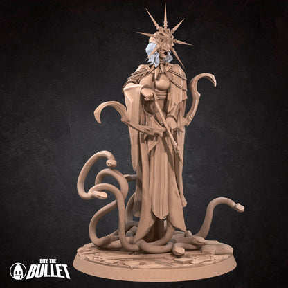 Gwen The Dark Sun | NSFW Option | Bite The Bullet | 35mm Scale | Resin Printed Tabletop RPG Miniature Figures | DND | 5E