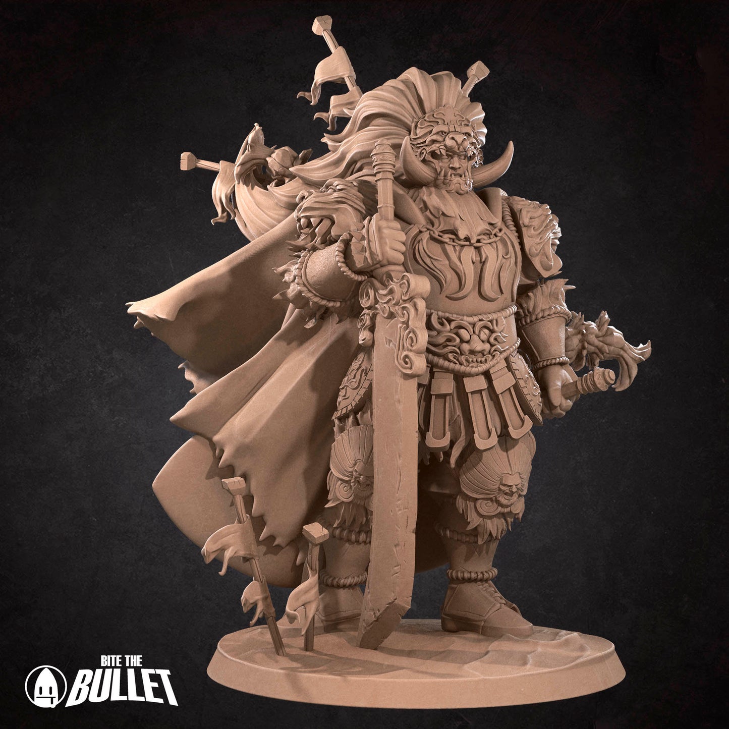 Rayan The Starscourge | Bite The Bullet | 35mm Scale | Resin Printed Tabletop RPG Miniature Figures | DND | 5E