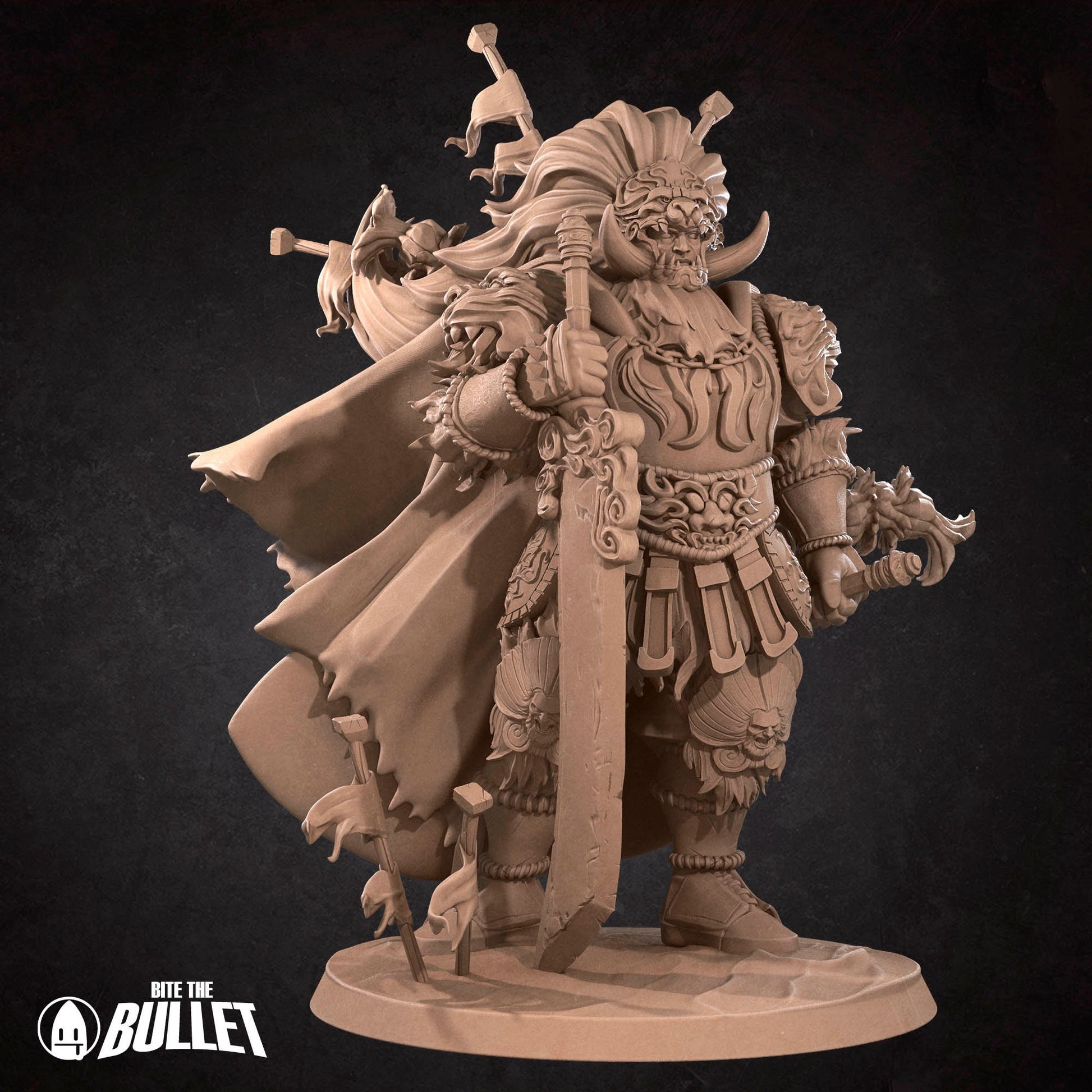 Rayan The Starscourge | Bite The Bullet | 35mm Scale | Resin Printed Tabletop RPG Miniature Figures | DND | 5E