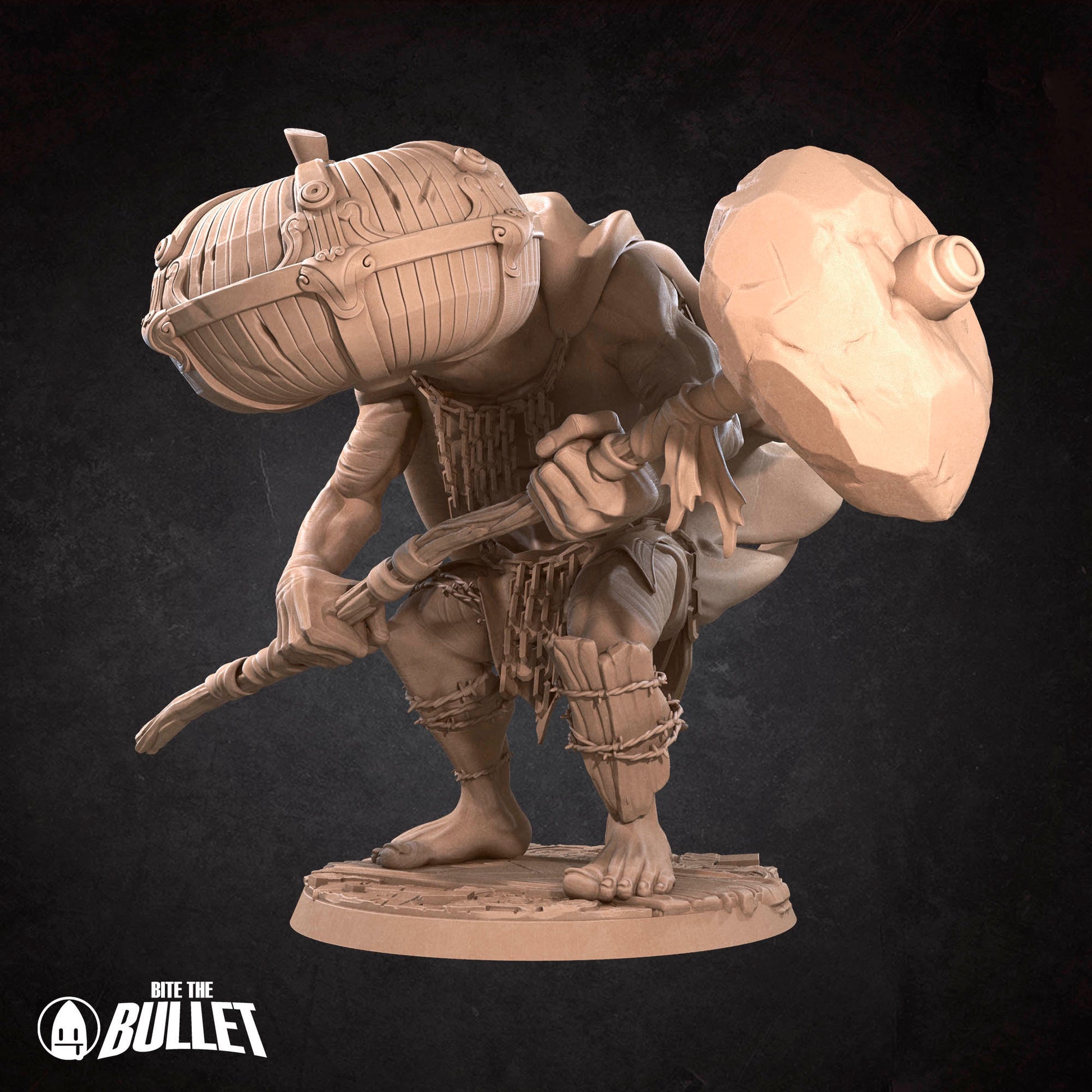 Mad Pumpkin | Bite The Bullet | 35mm Scale | Resin Printed Tabletop RPG Miniature Figures | DND | 5E