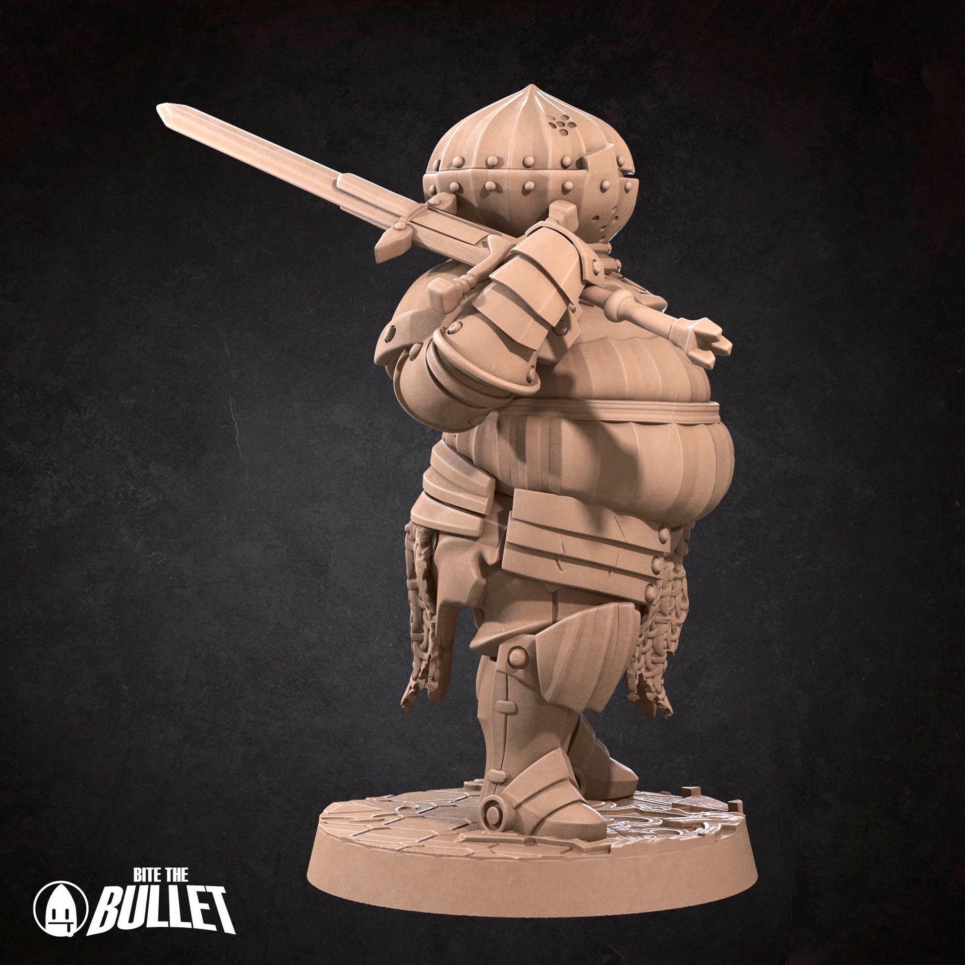 Cry The Onion Knight | Bite The Bullet | 35mm Scale | Resin Printed Tabletop RPG Miniature Figures | DND | 5E