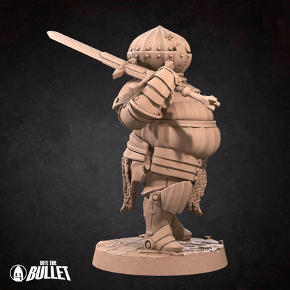 Cry The Onion Knight | Bite The Bullet | 35mm Scale | Resin Printed Tabletop RPG Miniature Figures | DND | 5E