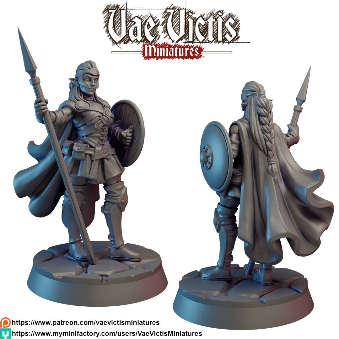 Amazonian Elf | Vae Victis Miniatures | 32mm Scale Resin Printed Tabletop RPG Figures for Tabletop Roleplaying or Wargaming