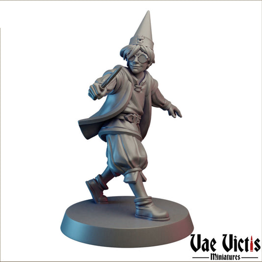 Male Apprentice Sorcerer | Vae Victis Miniatures | 32mm Scale Resin Printed Tabletop RPG Figures for Tabletop Roleplaying or Wargaming