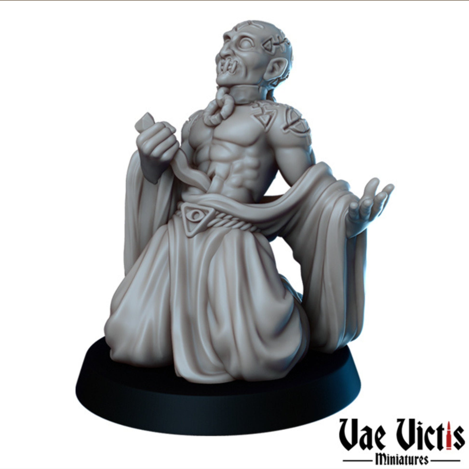 Blood Cultist | Vae Victis Miniatures | 32mm Scale Resin Printed Tabletop RPG Figures for Tabletop Roleplaying or Wargaming