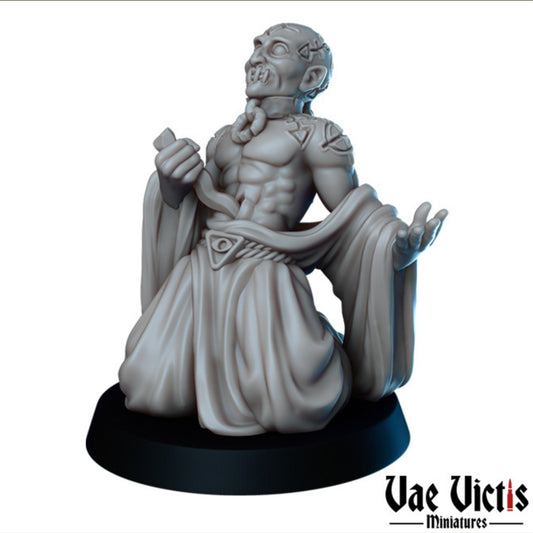 Blood Cultist | Vae Victis Miniatures | 32mm Scale Resin Printed Tabletop RPG Figures for Tabletop Roleplaying or Wargaming