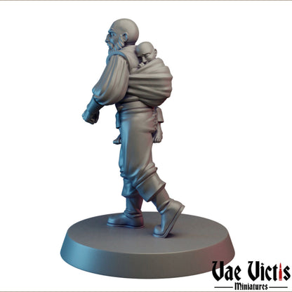 Adventurer Father | Vae Victis Miniatures | 32mm Scale Resin Printed Tabletop RPG Figures for Tabletop Roleplaying or Wargaming