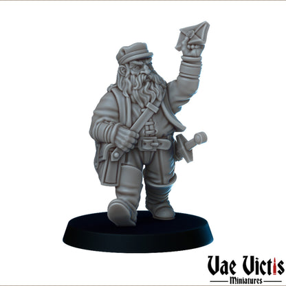 Citizen Dwarves Set | Vae Victis Miniatures | 32mm Scale Resin Printed Tabletop RPG Figures for Tabletop Roleplaying or Wargaming