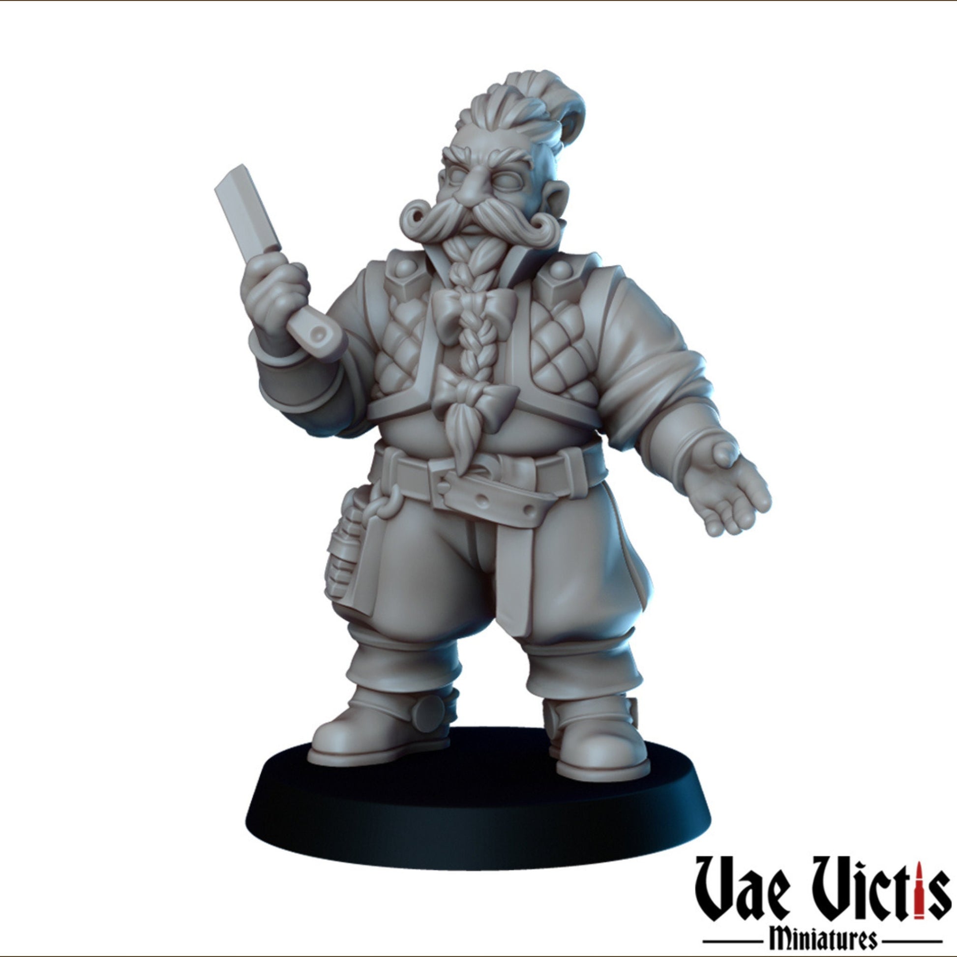 Citizen Dwarves Set | Vae Victis Miniatures | 32mm Scale Resin Printed Tabletop RPG Figures for Tabletop Roleplaying or Wargaming