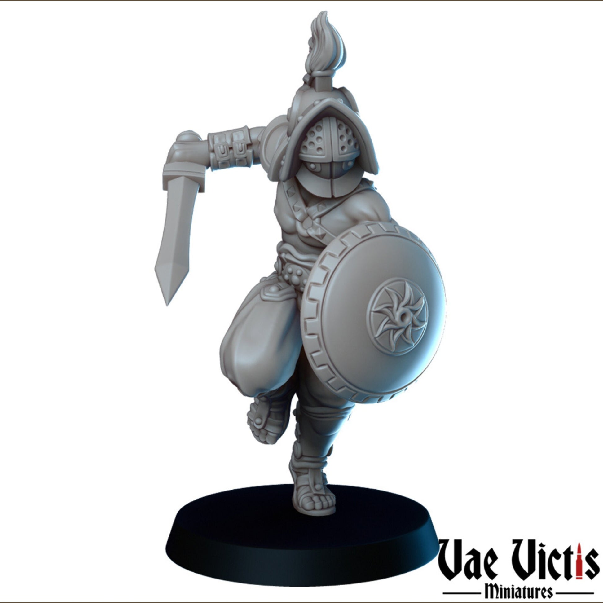 Gladiator Set | Vae Victis Miniatures | 32mm Scale Resin Printed Tabletop RPG Figures for Tabletop Roleplaying or Wargaming