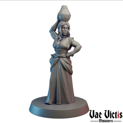 Orc Villager | Vae Victis Miniatures | 32mm Scale Resin Printed Tabletop RPG Figures for Tabletop Roleplaying or Wargaming