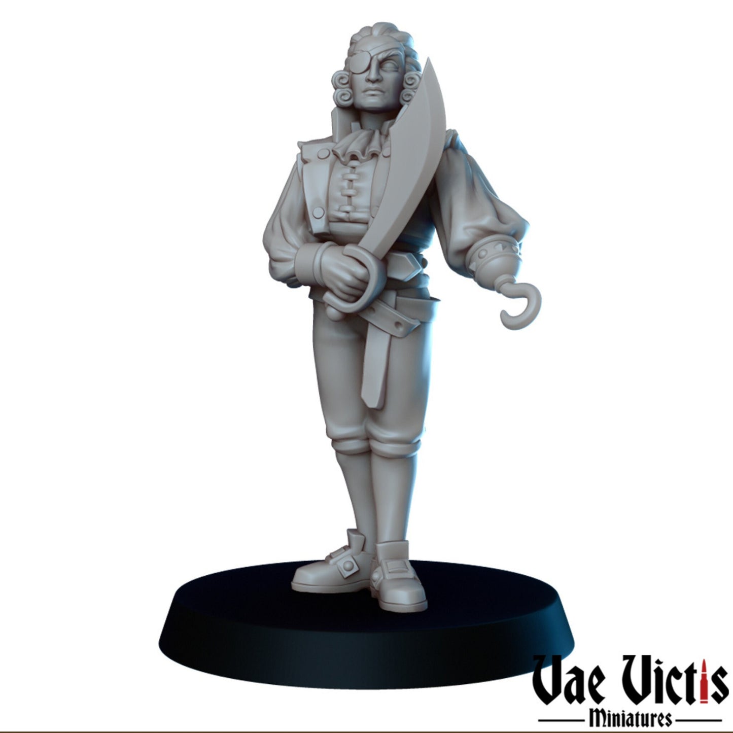 Pirates Set Vol 2 | Vae Victis Miniatures | 32mm Scale Resin Printed Tabletop RPG Figures for Tabletop Roleplaying or Wargaming