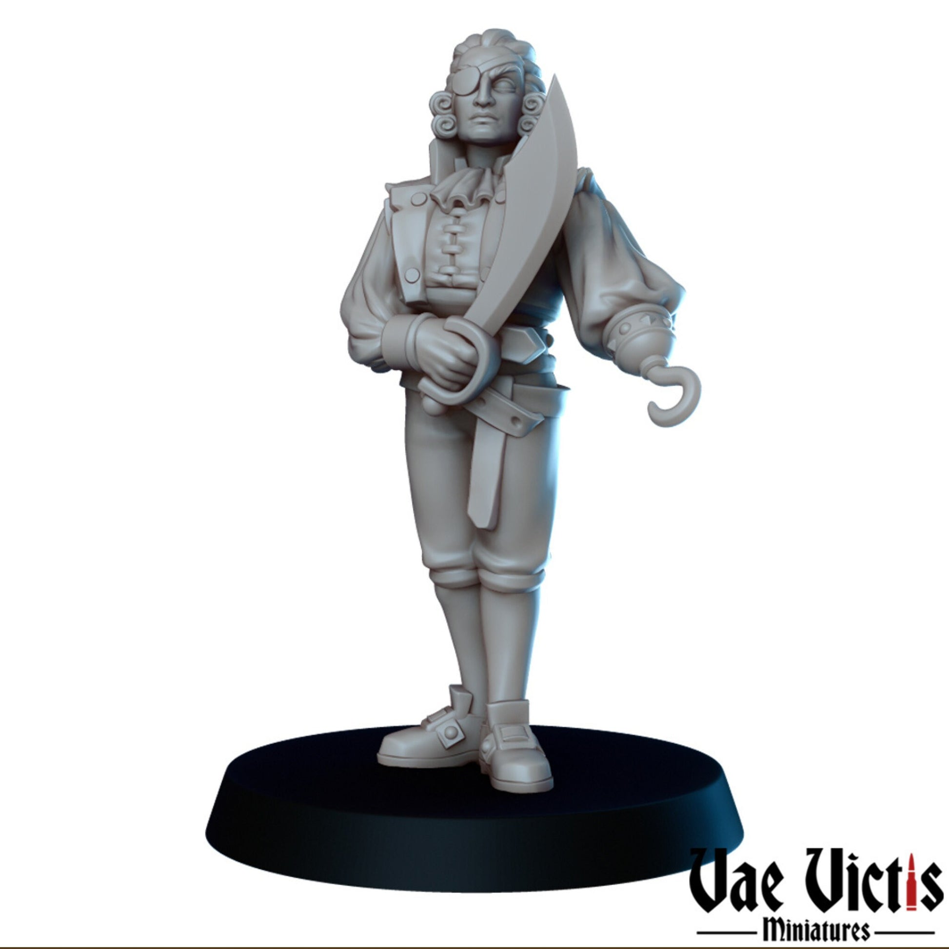 Pirates Set Vol 2 | Vae Victis Miniatures | 32mm Scale Resin Printed Tabletop RPG Figures for Tabletop Roleplaying or Wargaming