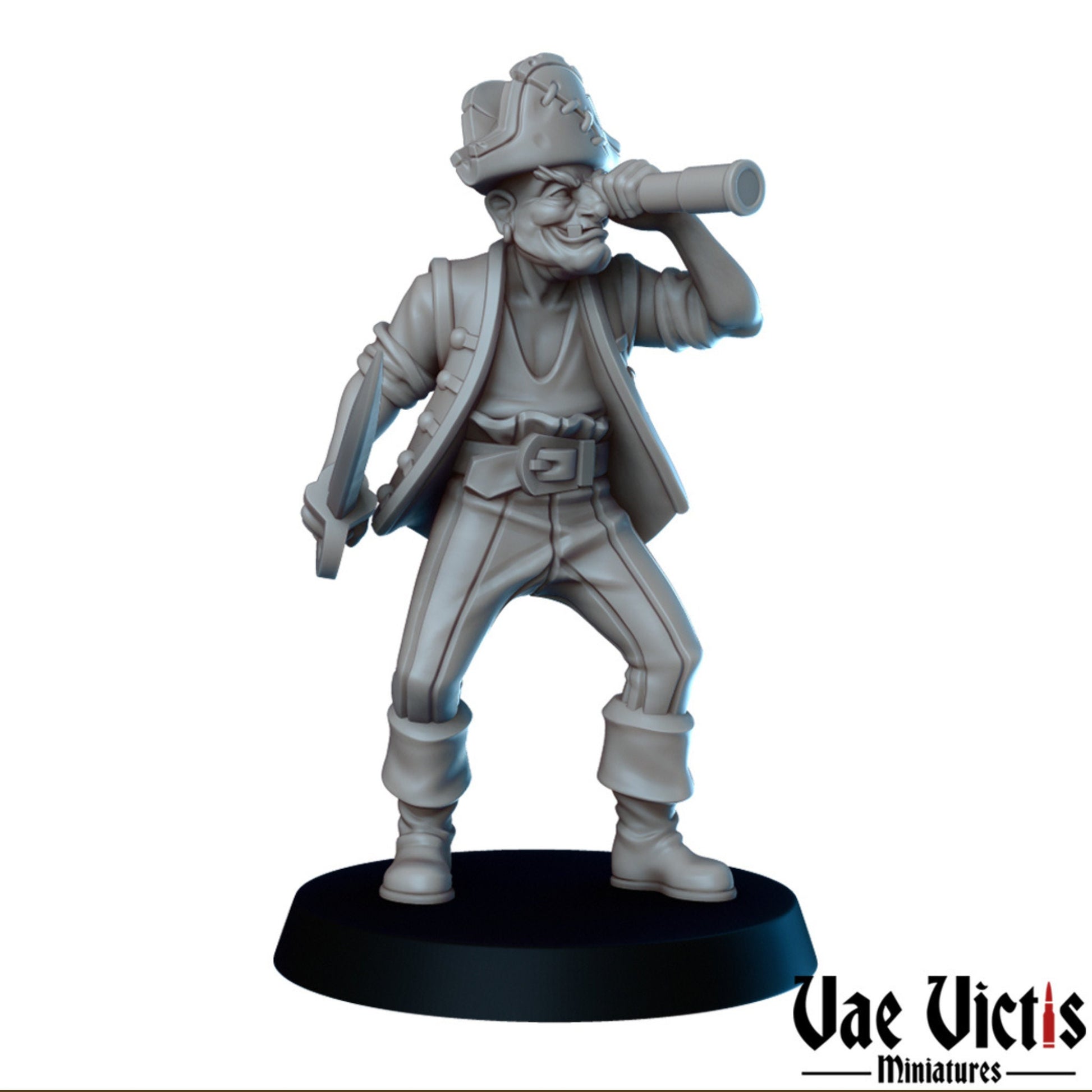 Pirates Set Vol 2 | Vae Victis Miniatures | 32mm Scale Resin Printed Tabletop RPG Figures for Tabletop Roleplaying or Wargaming
