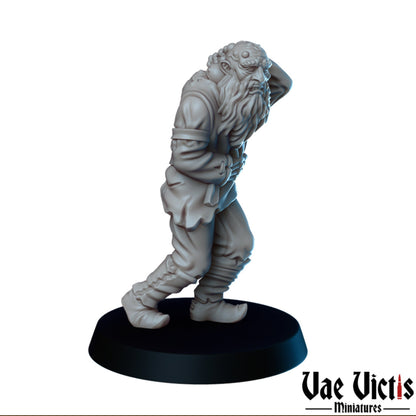 The Plague Set | Vae Victis Miniatures | 32mm Scale Resin Printed Tabletop RPG Figures for Tabletop Roleplaying or Wargaming