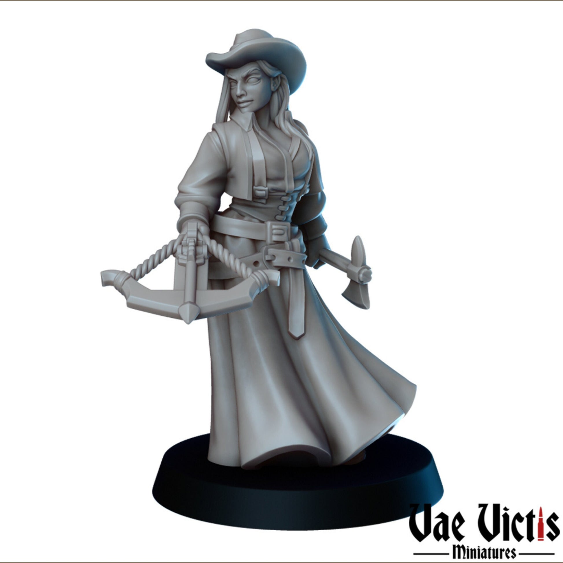 Western Fantasy Set | Vae Victis Miniatures | 32mm Scale Resin Printed Tabletop RPG Figures for Tabletop Roleplaying or Wargaming