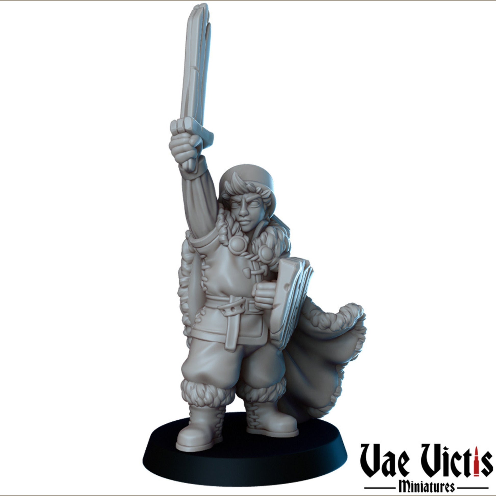 Winter Village Set | Vae Victis Miniatures | 32mm Scale Resin Printed Tabletop RPG Figures for Tabletop Roleplaying or Wargaming