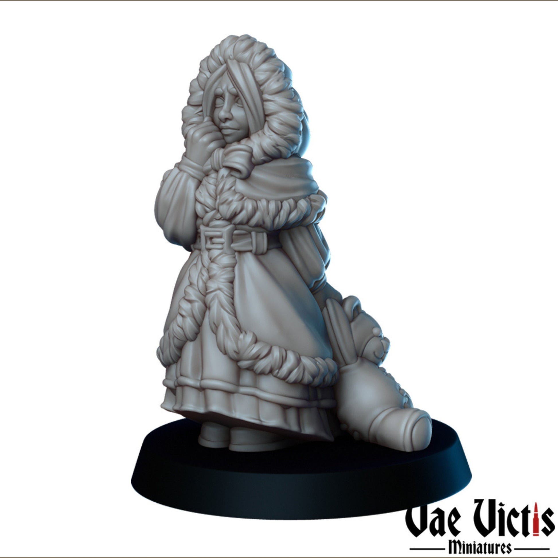 Winter Village Set | Vae Victis Miniatures | 32mm Scale Resin Printed Tabletop RPG Figures for Tabletop Roleplaying or Wargaming