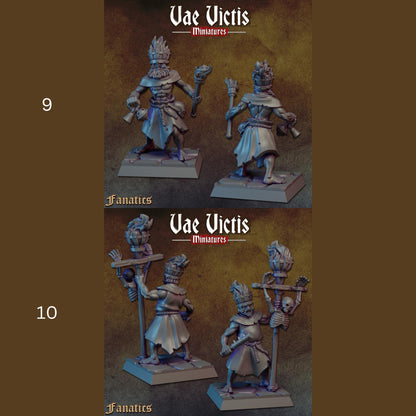 Flagellants Set | Vae Victis Miniatures | 32mm Scale Resin Printed Tabletop RPG Figures for Tabletop Roleplaying or Wargaming