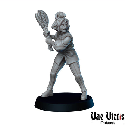 Bar Brawl Set | Vae Victis Miniatures | 32mm Scale Resin Printed Tabletop RPG Figures for Tabletop Roleplaying or Wargaming