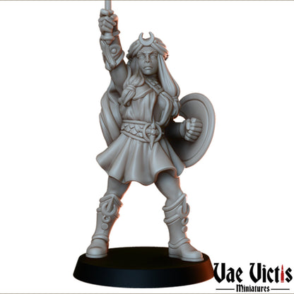Cleric Priesthood Set | Vae Victis Miniatures | 32mm Scale Resin Printed Tabletop RPG Figures for Tabletop Roleplaying or Wargaming