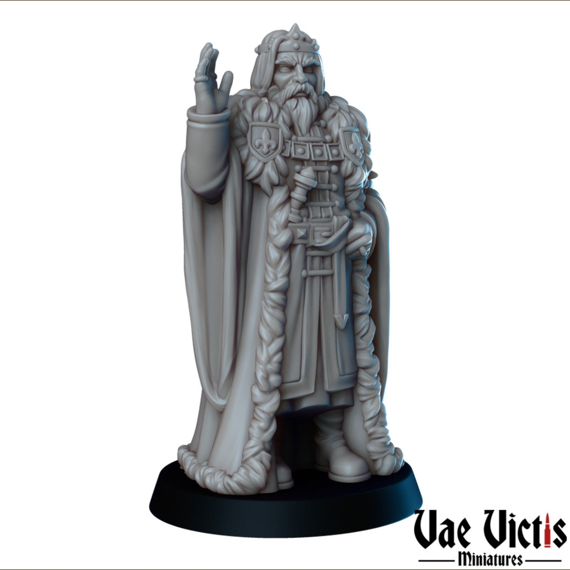 King's Court Set | Vae Victis Miniatures | 32mm Scale Resin Printed Tabletop RPG Figures for Tabletop Roleplaying or Wargaming