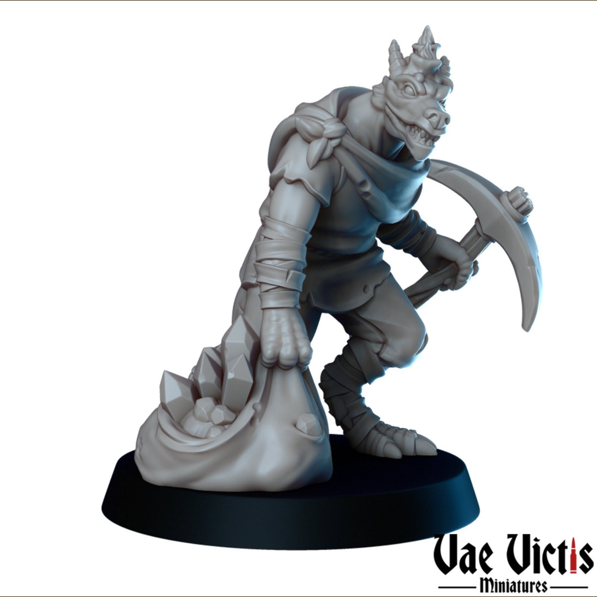 Miners Set | Vae Victis Miniatures | 32mm Scale Resin Printed Tabletop RPG Figures for Tabletop Roleplaying or Wargaming