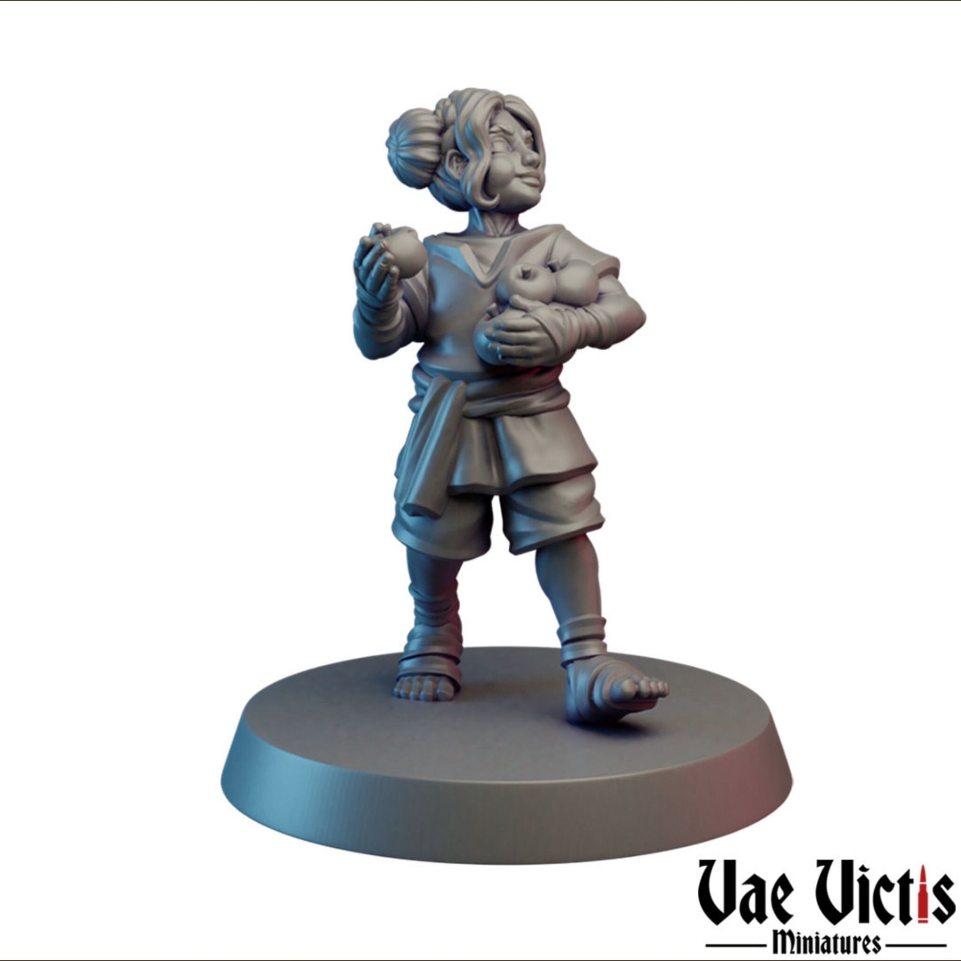 Monk Apprentice | Vae Victis Miniatures | 32mm Scale Resin Printed Tabletop RPG Figures for Tabletop Roleplaying or Wargaming