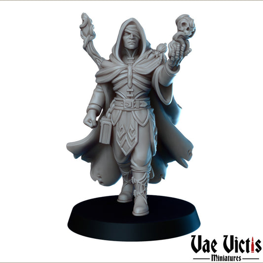 Necromancer | Vae Victis Miniatures | 32mm Scale Resin Printed Tabletop RPG Figures for Tabletop Roleplaying or Wargaming