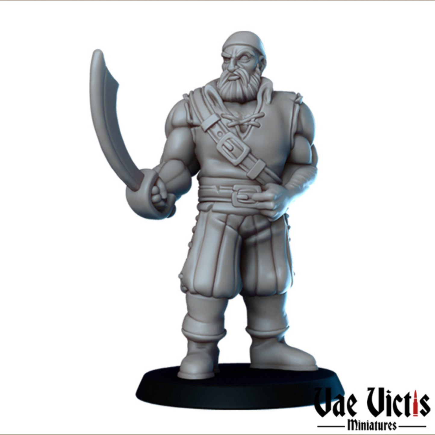 Pirates Set Vol 1 | Vae Victis Miniatures | 32mm Scale Resin Printed Tabletop RPG Figures for Tabletop Roleplaying or Wargaming