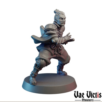 Ronin | Vae Victis Miniatures | 32mm Scale Resin Printed Tabletop RPG Figures for Tabletop Roleplaying or Wargaming
