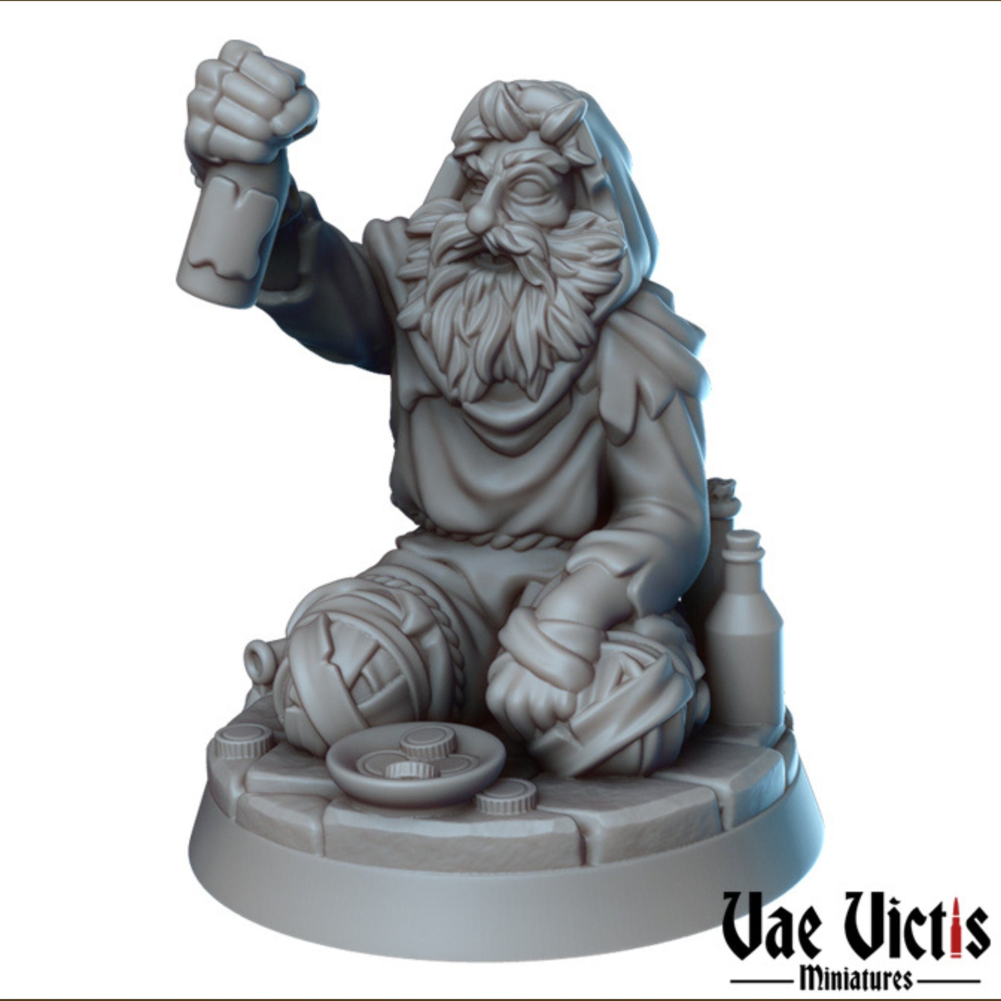 Underground Peoples Set | Vae Victis Miniatures | 32mm Scale Resin Printed Tabletop RPG Figures for Tabletop Roleplaying or Wargaming