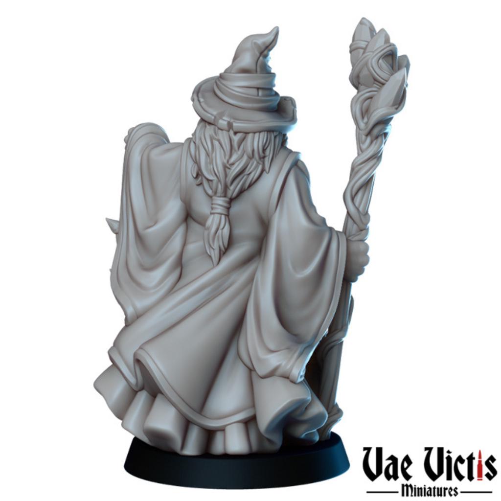 Wizards | Vae Victis Miniatures | 32mm Scale Resin Printed Tabletop RPG Figures for Tabletop Roleplaying or Wargaming