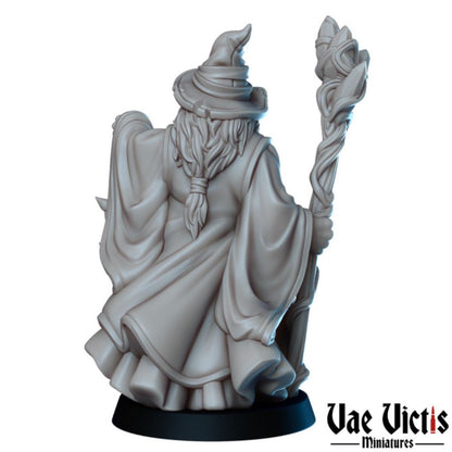 Wizards | Vae Victis Miniatures | 32mm Scale Resin Printed Tabletop RPG Figures for Tabletop Roleplaying or Wargaming