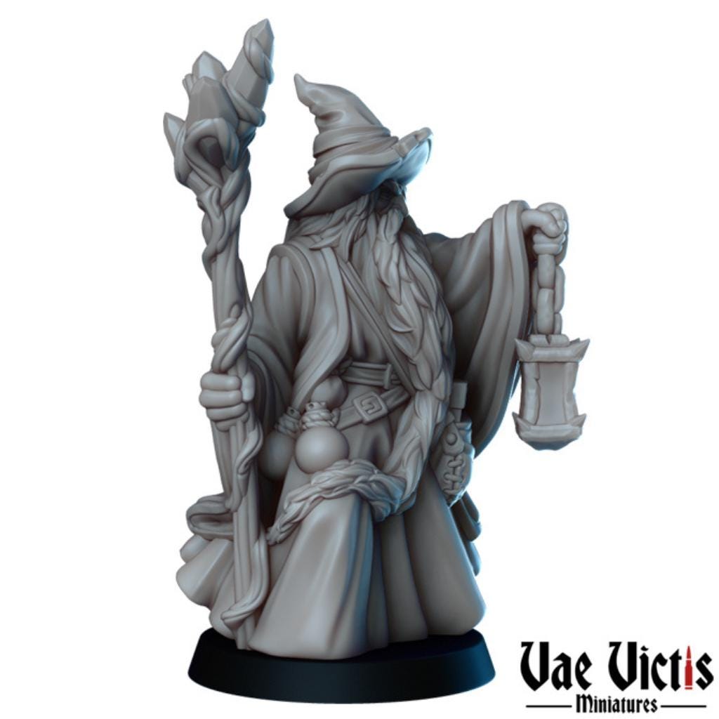 Wizards | Vae Victis Miniatures | 32mm Scale Resin Printed Tabletop RPG Figures for Tabletop Roleplaying or Wargaming