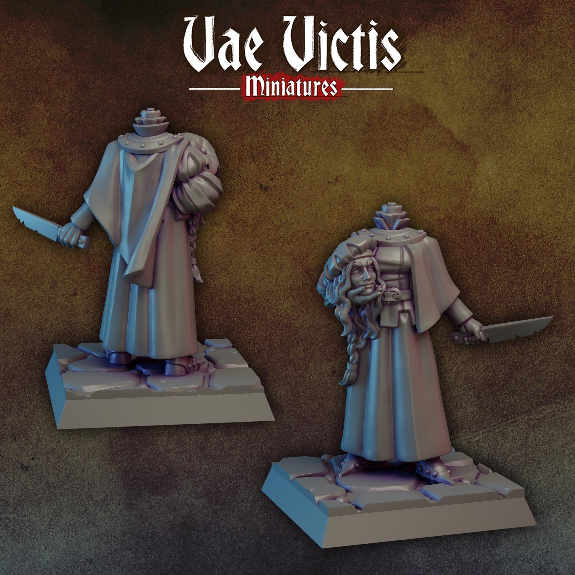 Beheaded Undead | Vae Victis Miniatures | 32mm Scale Resin Printed Tabletop RPG Figures for Tabletop Roleplaying or Wargaming