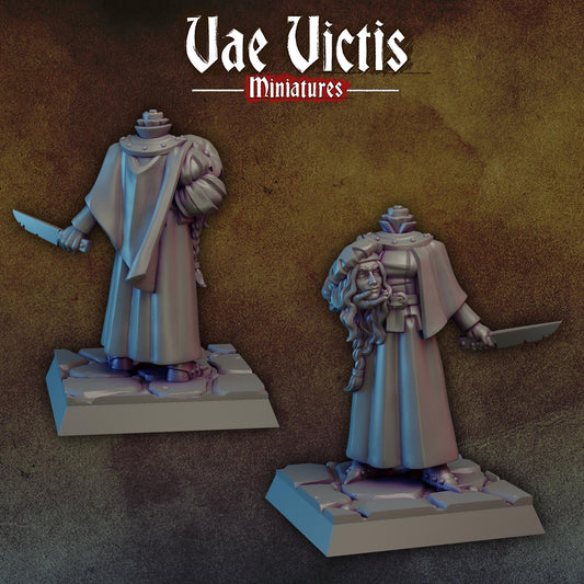 Beheaded Undead | Vae Victis Miniatures | 32mm Scale Resin Printed Tabletop RPG Figures for Tabletop Roleplaying or Wargaming