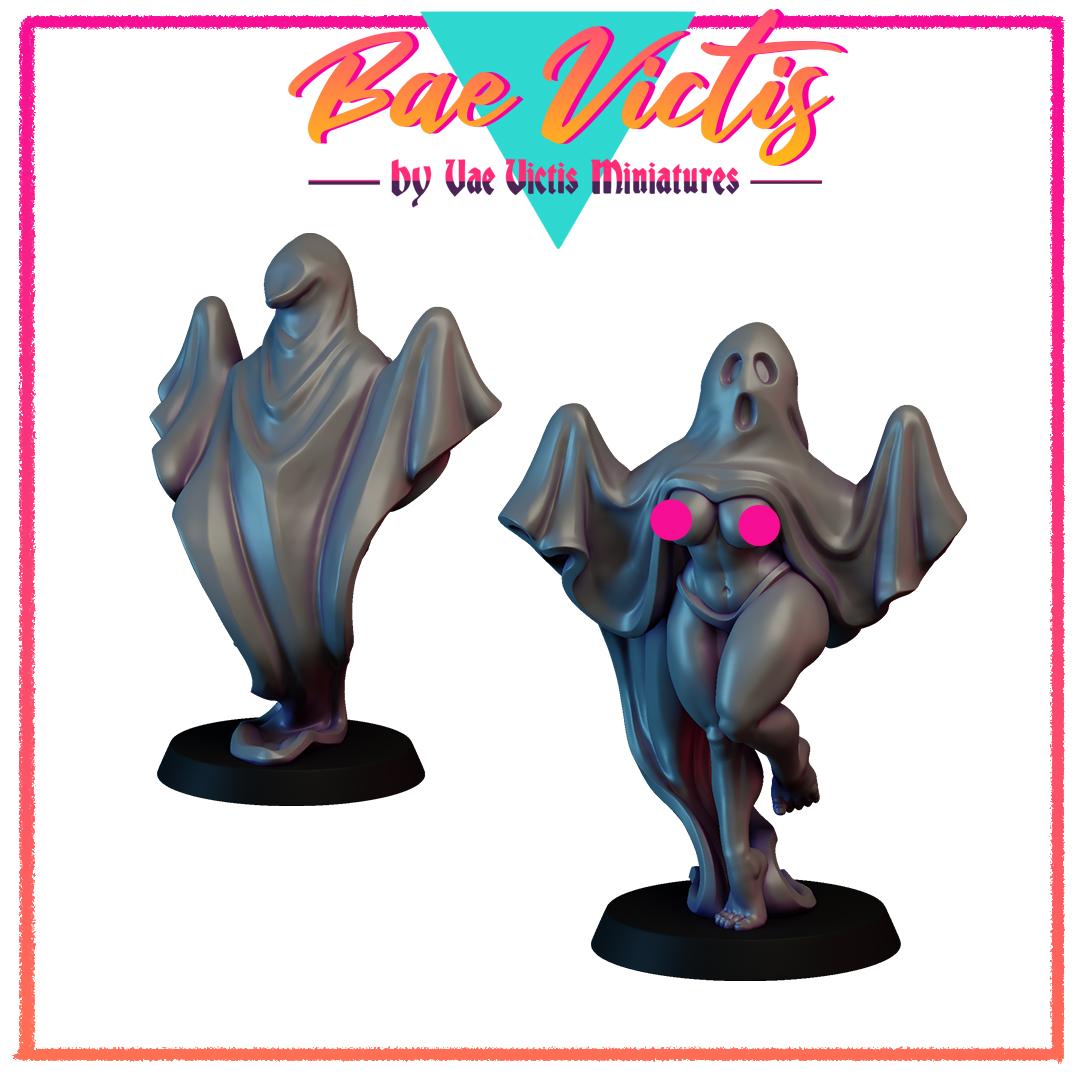 Spooky Ghost | Bae Victis | Vae Victis Miniatures | 32mm Scale Resin Printed Tabletop RPG Figures for Tabletop RPG's or Wargaming