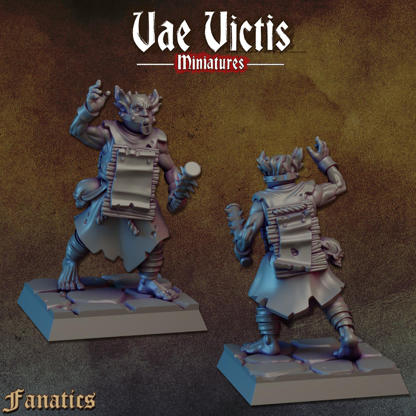 Flagellants Set | Vae Victis Miniatures | 32mm Scale Resin Printed Tabletop RPG Figures for Tabletop Roleplaying or Wargaming