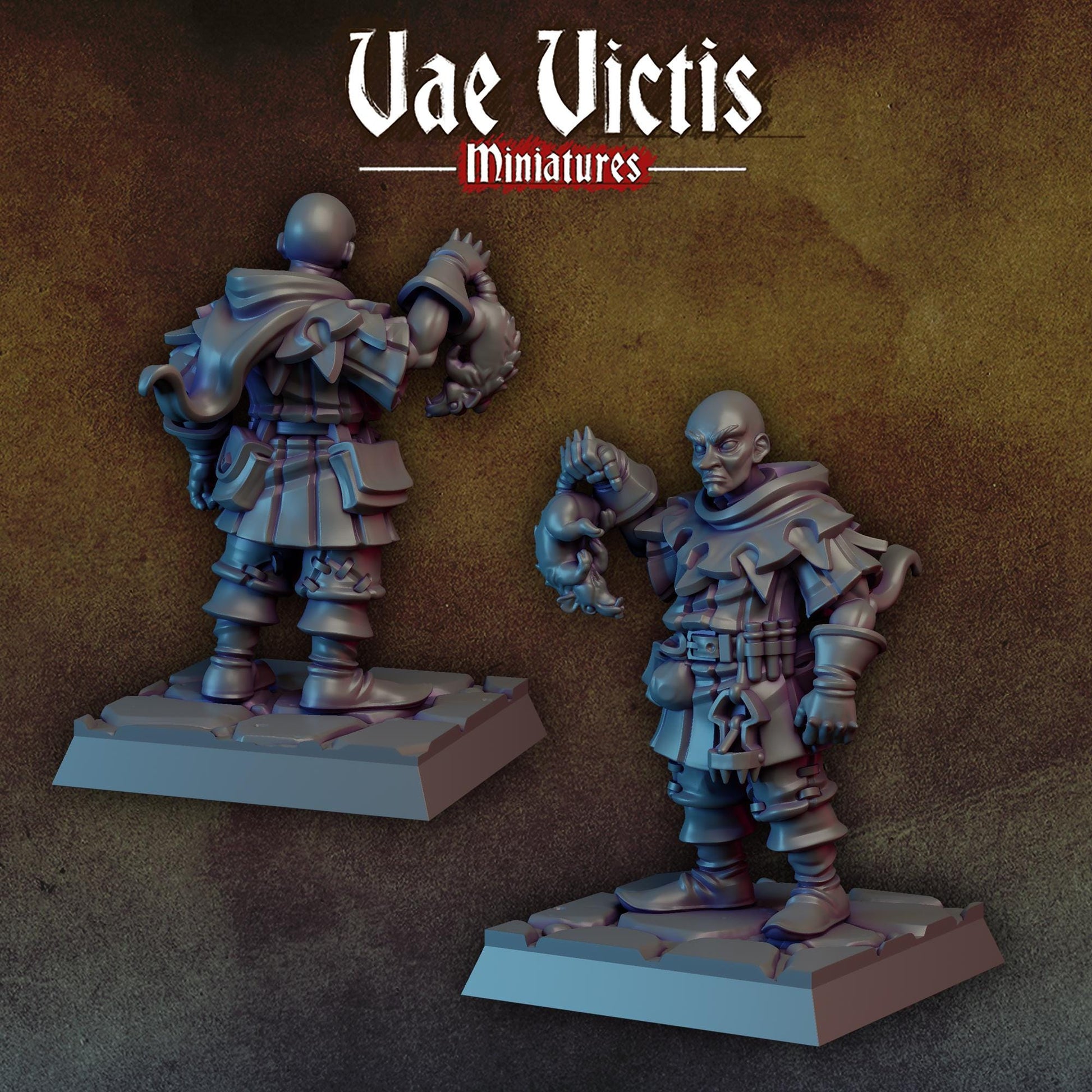 Rat Catcher | Vae Victis Miniatures | 32mm Scale Resin Printed Tabletop RPG Figures for Tabletop Roleplaying or Wargaming