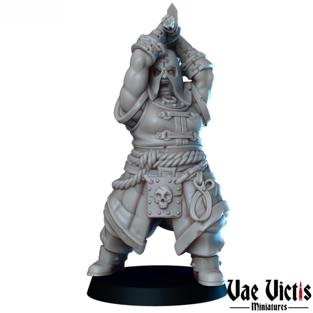 Prison Set | Vae Victis Miniatures | 32mm Scale Resin Printed Tabletop RPG Figures for Tabletop Roleplaying or Wargaming