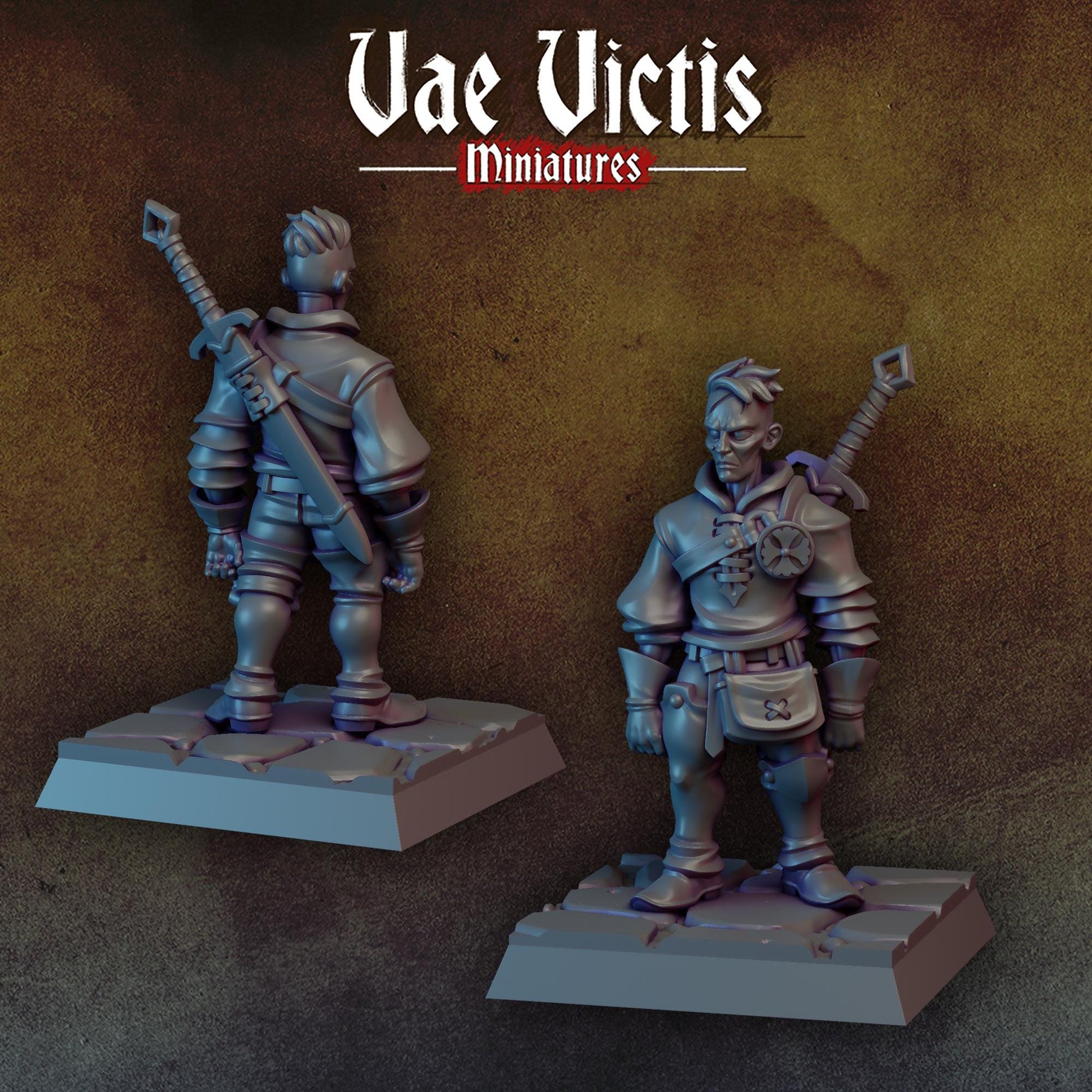 Young Mercenary | Vae Victis Miniatures | 32mm Scale Resin Printed Tabletop RPG Figures for Tabletop Roleplaying or Wargaming