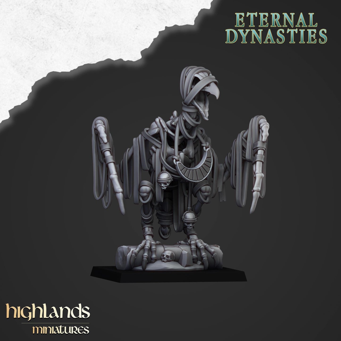 Sand Vultures | Eternal Dynasties | Highland Miniatures | 32mm Scale Resin Tabletop RPG Figures for Roleplaying and Wargaming