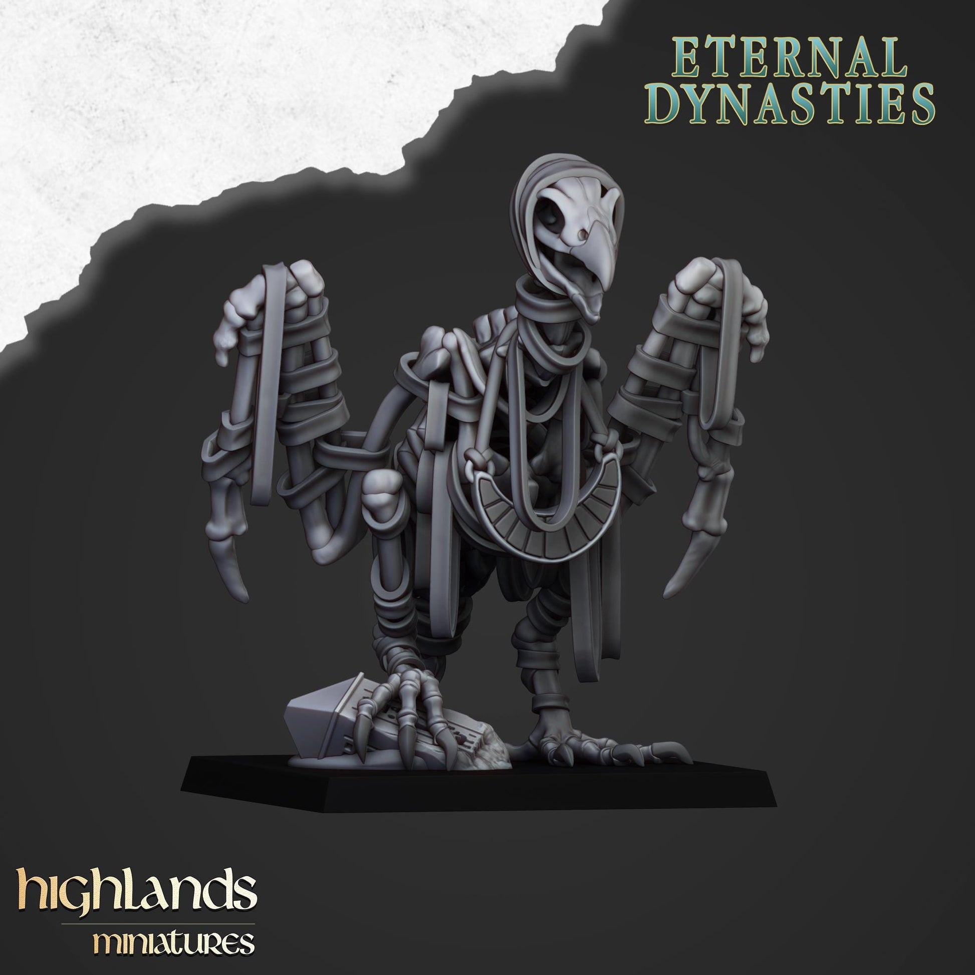 Sand Vultures | Eternal Dynasties | Highland Miniatures | 32mm Scale Resin Tabletop RPG Figures for Roleplaying and Wargaming