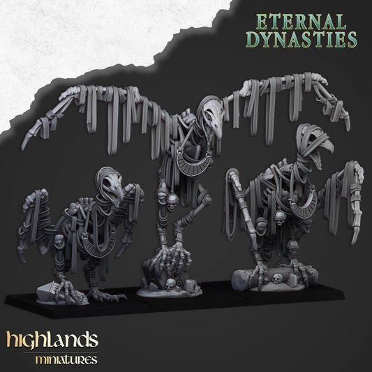 Sand Vultures | Eternal Dynasties | Highland Miniatures | 32mm Scale Resin Tabletop RPG Figures for Roleplaying and Wargaming