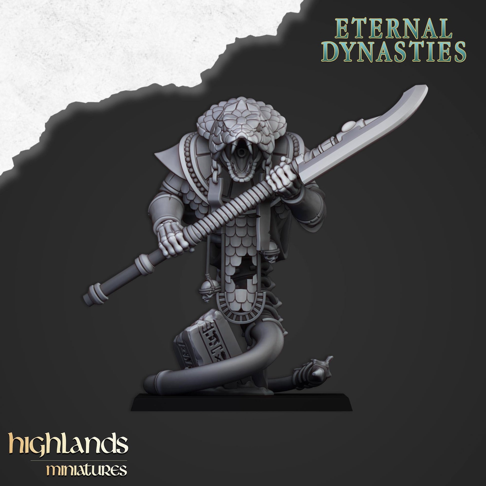 Wadjets | Eternal Dynasties | Highland Miniatures | 32mm Scale Resin Tabletop RPG Figures for Roleplaying and Wargaming