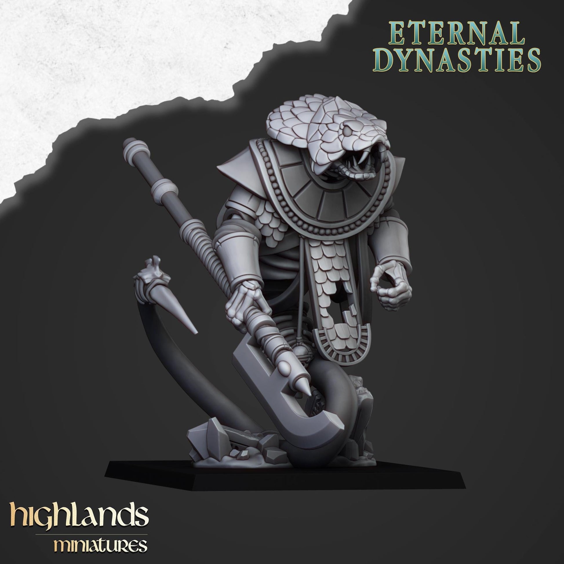 Wadjets | Eternal Dynasties | Highland Miniatures | 32mm Scale Resin Tabletop RPG Figures for Roleplaying and Wargaming