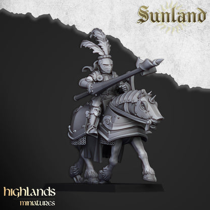 Sunland Cavalry | Sunland | Highland Miniatures | 32mm Scale Resin Tabletop RPG Figures for Roleplaying and Wargaming